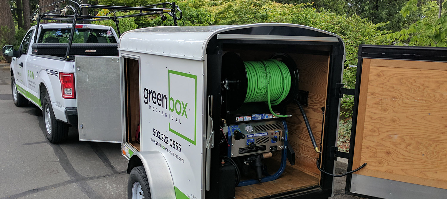 Green Box Mechanical working on with hydro jet 